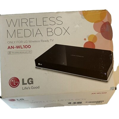 #ad LG Wireless Media Box AN WL100 LG Wireless LCD LED Streaming New Open Box $28.98