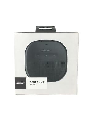 #ad BOSE Bluetooth speaker SoundLink Micro Bluetooth speaker black w boxcable $111.82