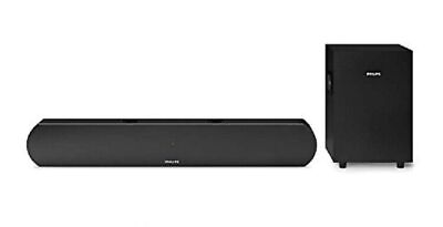 #ad Philips HTL1031 2.1 Channel Soundbar Speakers with Subwoofer Black $433.18