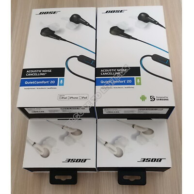 #ad Bose QC20 Earbuds Noise Cancelling QuietComfort 20 Headpones For iOS Android $107.99