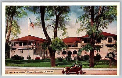 #ad OLD LADIES#x27; HOME DENVER COLORADO VINTAGE POSTCARD c.1910 $7.99