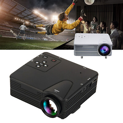 #ad Home 3D 1080P HD Multimedia Player Cinema Theater Mini LED Projector AV VGA USB $44.18
