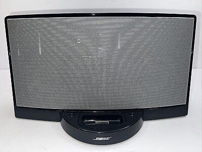 #ad Bose SoundDock Digital Music System Sound Black. Untested Parts Only.No Cord $20.00