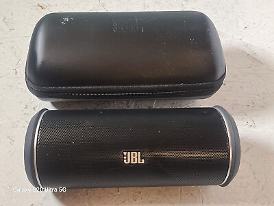 #ad JBL Flip 2 Portable Bluetooth Speaker w JBL Case Black Awesome Sound $59.00
