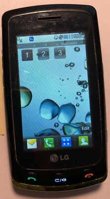 #ad LG LG700 Black Unknown Carrier Fast Ship Very Good Used Vintage Touch $24.88
