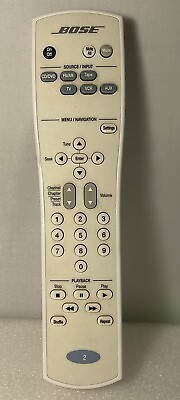 #ad Genuine Bose RC28S2 27 Remote Control for Lifestyle Media Center Zone 2 $34.99
