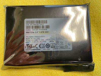 #ad Samsung 1.6TB SSD PM1725b U.2 Solid State Drive MZWLL1T6HAJQ 00005 MZ WLL1T6B $300.00
