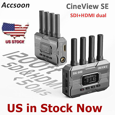#ad Accsoon CineView SE Dual Band SDI HDMI Wireless Video Transmitter Receiver 350m $399.00