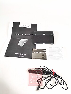 #ad Jabra Freeway Bluetooth In Car Speakerphone Black $31.48