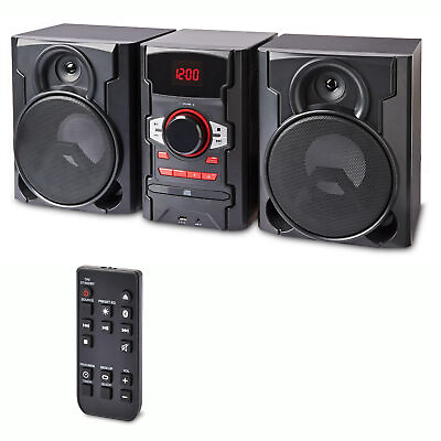 #ad 100W Home Stereo CD Player with Bluetooth USB Remote FM Radio Compact System NEW $119.54