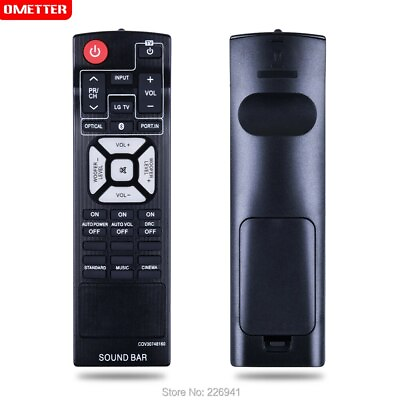 #ad COV30748160 Replacement Soundbar Remote Control for LG Sound Bar NB2540 NB2540D $8.05