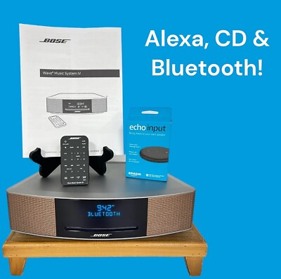 #ad ✅ Bose Wave Music System IV w. Alexa BT Platinum Silver Copper Grilles $598.95
