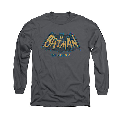 #ad BATMAN CLASSIC TV IN COLOR Licensed Men#x27;s Long Sleeve Graphic Tee Shirt SM 3XL $27.95