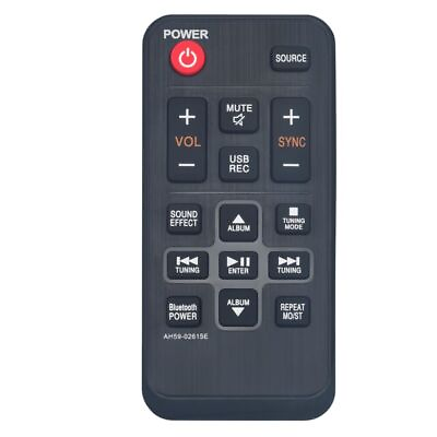 #ad New AH59 02615E For Samsung Sound Bar Remote Control TW J5500 TW J5500 ZA $9.89