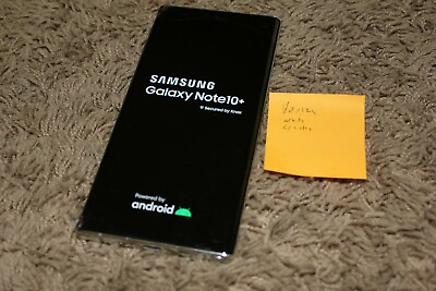 #ad Samsung Galaxy Note 10 Plus Cell Phone SM N975U Verizon Silver Breaks $189.99