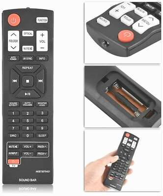 #ad LG Soundbar Replace Remote Control AKB73575421 FOR LG Soundbar System $6.97