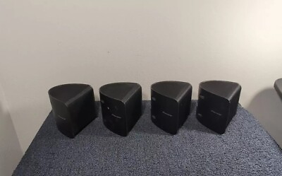 #ad TESTED Lot of 4 Pioneer S 12S amp; S 12F Surround Sound Speakers $26.95