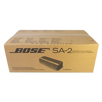 #ad New Bose Lifestyle SA 2 2 Channel Power Amplifier Sealed $249.99