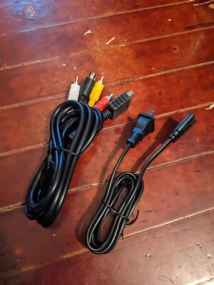 #ad Sony Playstation 2 PS2 S Video Cable TV Hook up amp; Power Cord Cable *Ships Fast* $9.95
