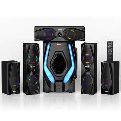 #ad Home Theater Systems Surround Sound Speakers 1200 Watts 10 Inch Subwoofer 5. $408.99
