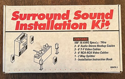 #ad Surround Sound Installation Kit $12.00