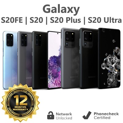 #ad Samsung Galaxy S20 S20 S20 FE S20 Ultra 5G 128GB Unlocked Smartphone $214.95