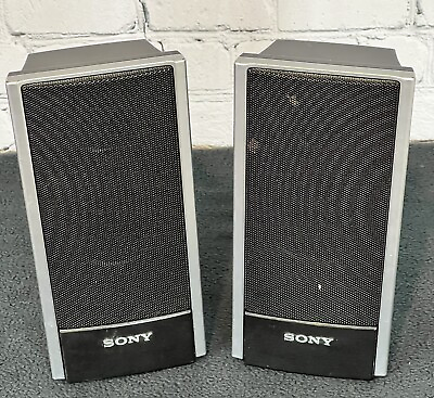 #ad Sony SS TS81 Pair 3 ohm Magnetically Shielded Front Home Theater Speakers TESTED $19.97