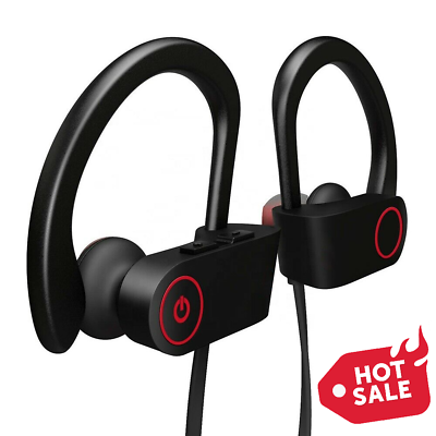 #ad Waterproof Bluetooth 5.0 Earbuds Stereo Sport Wireless Headphones in Ear Headset $9.95