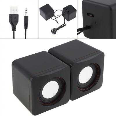 #ad Mini USB 2.0 Speakers Music Stereo for Computer Desktop PC Laptops Smartphone US $9.68