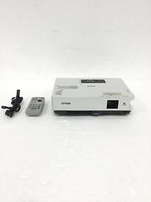 #ad EPSON EMP 1715 LCD Home Theatre Projector w BulbRemote ControlWORKSfree ship $59.95