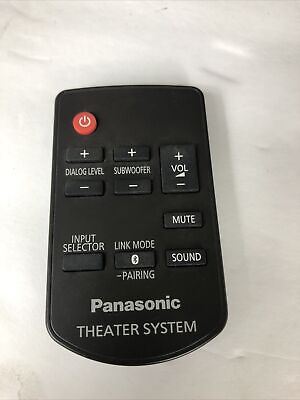 #ad OEM Remote Control Panasonic N2QAYC000083 TV Soundbar Home Theater Audio System $22.99