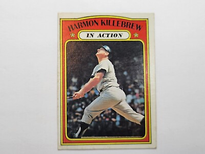 #ad 1972 Topps Harmon Killebrew In Action #52 GD $1.50