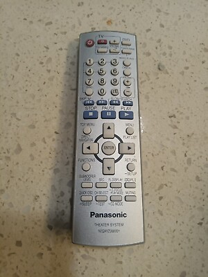#ad Genuine OEM Panasonic Theater System N2QAYZ000001 Remote Control Tested $10.00
