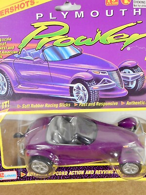 #ad VINTAGE SUPERSHOTS PLYMOUTH PROWLER WITH RIP CORD ACTION AND MOTOR SOUND 1:24 $19.78
