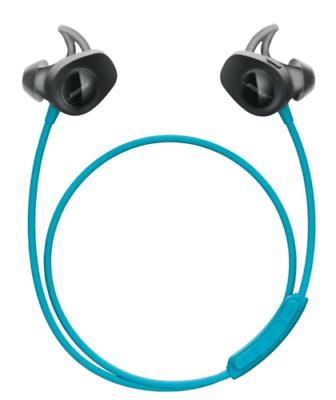 #ad Bose SoundSport Wireless Bluetooth Earbuds Headphones Sweat Resistant Aqua Blue $54.00