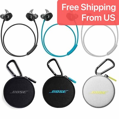 #ad Bose SoundSport Wireless Bluetooth In Ear Headphones Earphones Open Box BLACK $45.99