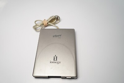 #ad iomega USB Powered External Floppy Drive PN: 31062400 BXXU0130 Used Silver $28.99