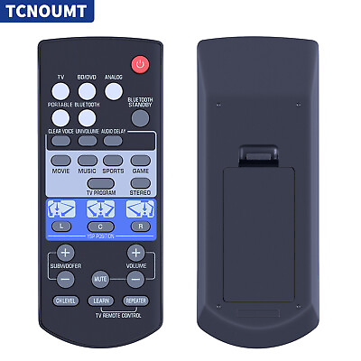 #ad New FSR80 ZG80760 Remote Control For Yamaha Soundbar YSP 1400 YSP 1400BL YSP1400 $12.98