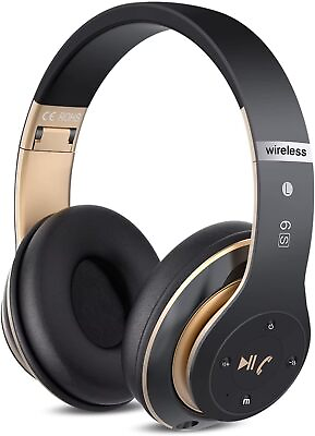#ad 2024 Wireless Bluetooth 5.0 Headphones Headset Over Ear FM Radio MIC Foldable $16.99