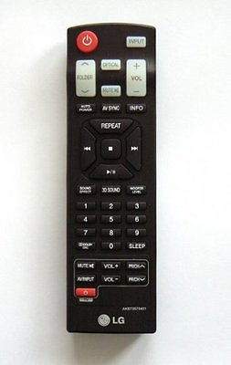 #ad *New* Genuine LG NB3520A Soundbar Remote Control AKB73575401 GBP 19.95