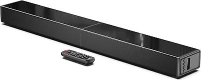 #ad 2.1 CH Soundbar with Built In Subwoofer 31 Inch Sound Bar for TV with Bluetooth $66.29