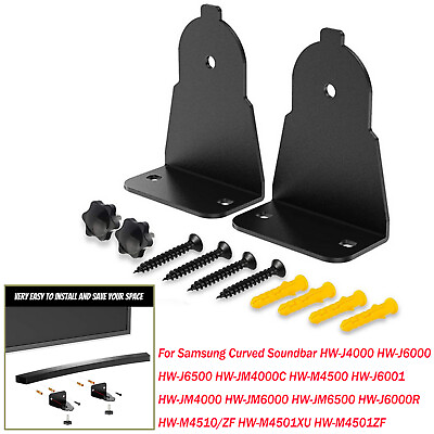 #ad Speaker Stand Wall Mount Kit for Samsung Curved Soundbar AH61 03943A HW M4510 ZF $16.05