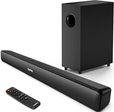 #ad Sound Bar for TV Soundbar Surround Sound System Home Theater Audio Bluetooth $77.99