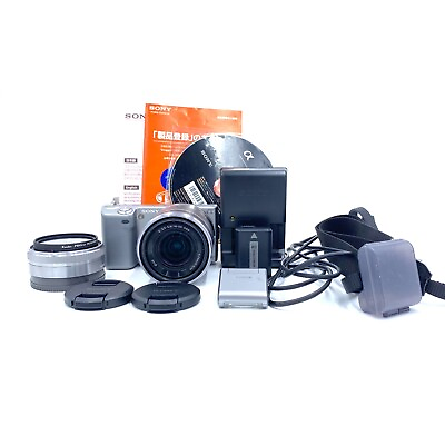 #ad SONY Sony α NEX 5 mirrorless Kit lens camera body E 16mm F2.8 lens E 18 55mm $259.99