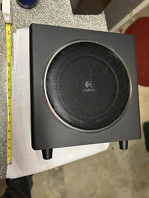 #ad Logitech Z523 Speaker System Subwoofer Only S 00076A AV RCA Inputs Black $25.00