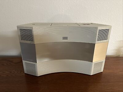 #ad BOSE Acoustic Wave Music System Radio CD Player AUX CD 3000 White Free Shipping $1400.00