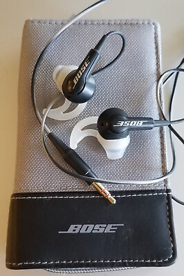 #ad *Rare* 2014 BOSE SoundTrue In Ear Wired EAR BUDS w Case *Tested* $75.00