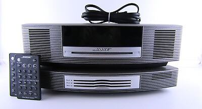 #ad Bose Wave Music System AWRCC1 W Multi Disc Cd Changer Graphite Tested READ DESC $627.19