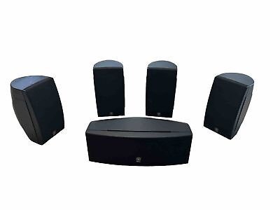 #ad YAMAHA NS AP1405BLS Set of 5 Surround Sound Speakers 2 way Satellites 500 Watts $60.00