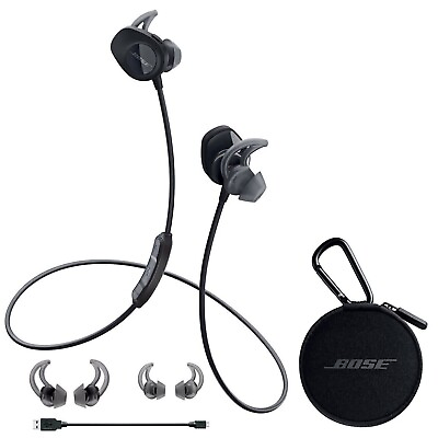 #ad Bose SoundSport Wireless Bluetooth In Ear Headphones Earbuds Black $59.99